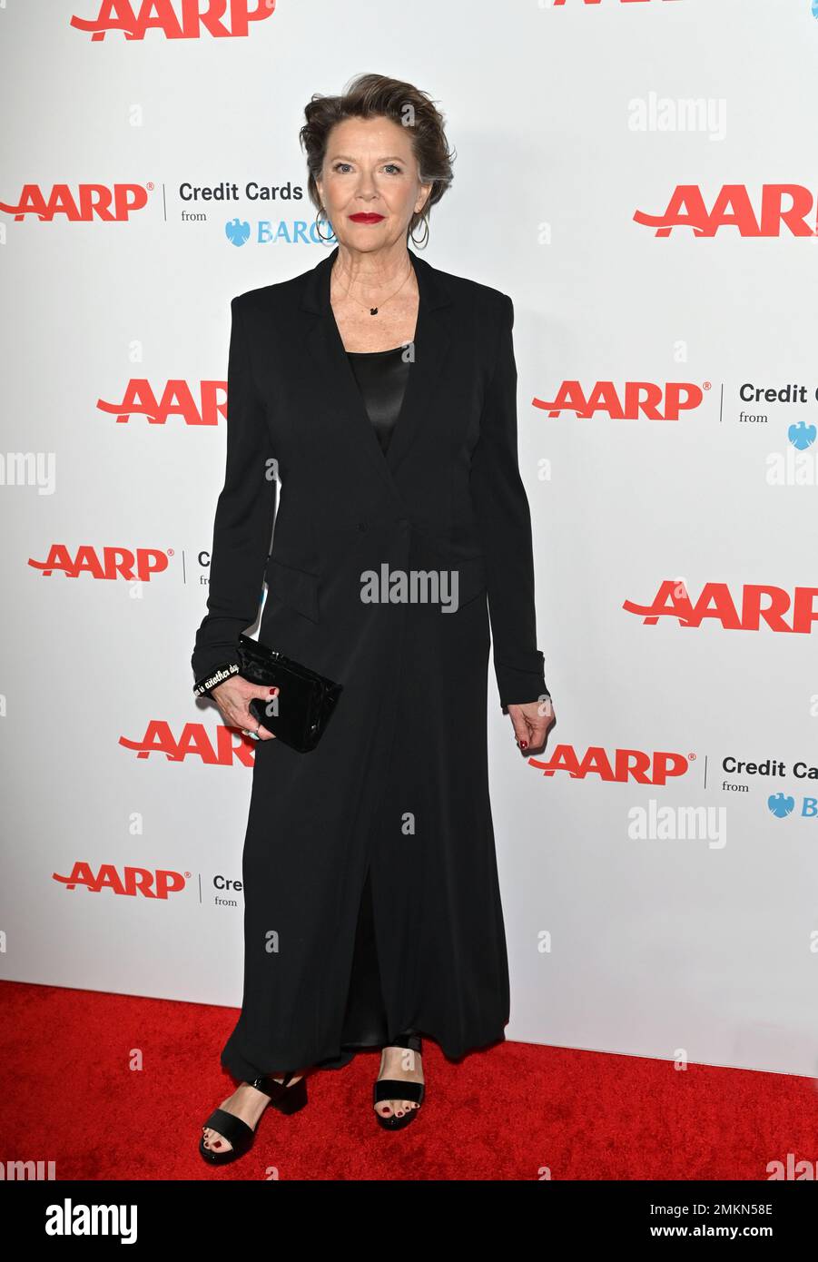 Los Angeles, USA. 28. Januar 2023. Annette Bening bei den AARP Movies for Adwnups Awards im Beverly Wilshire Hotel. Bildnachweis: Paul Smith/Alamy Live News Stockfoto