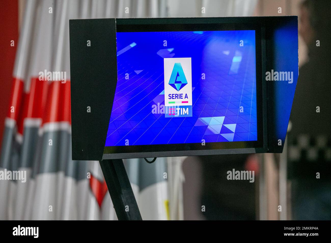 Cremona, Italien - januar 28 2023 - Cremonese - FC Internazionale - Serie A - VAR-Monitor für Schiedsrichter Kredit: Christian Santi/Alamy Live News Stockfoto