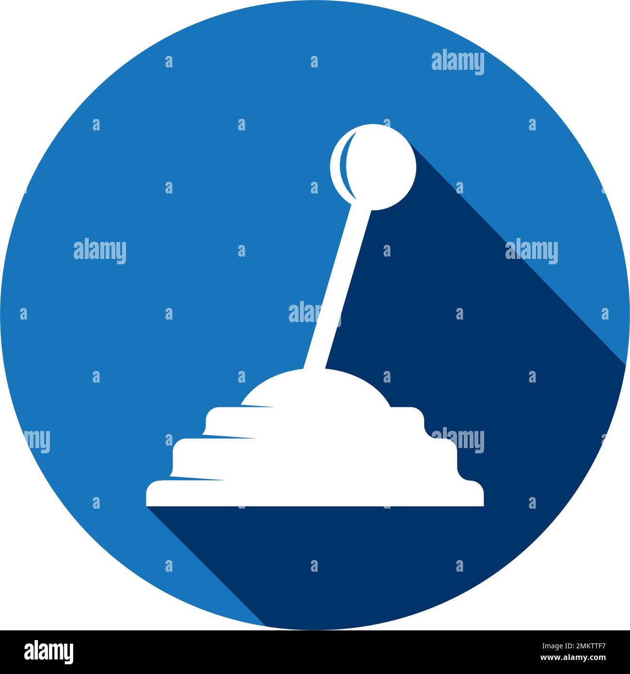 Vektordarstellung des Hebelsymbols einfaches Design. Stock Vektor