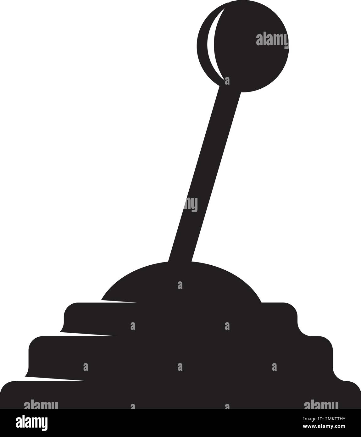 Vektordarstellung des Hebelsymbols einfaches Design. Stock Vektor