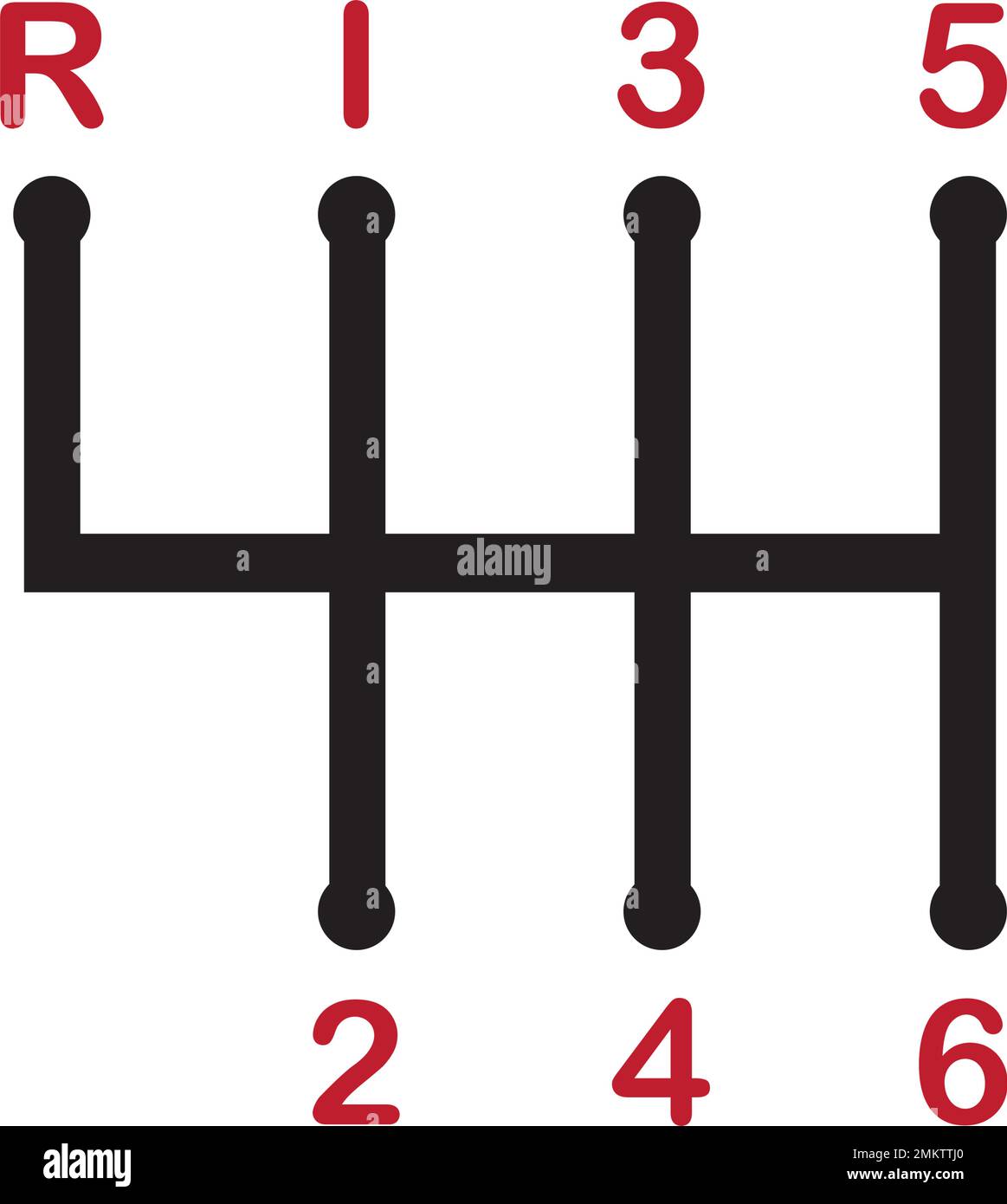 Vektordarstellung des Hebelsymbols einfaches Design. Stock Vektor