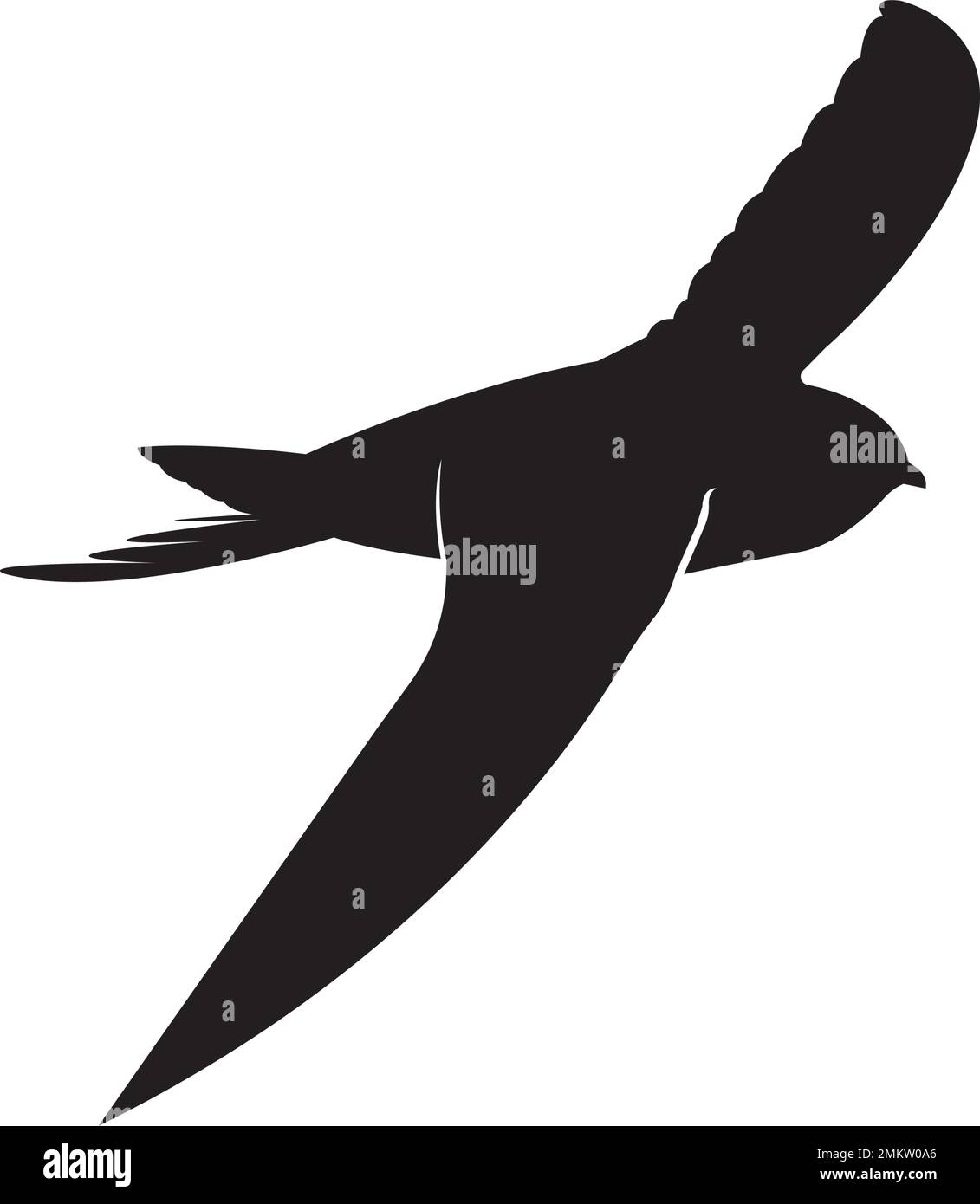 Design-Vorlage für Vektordarstellung des Swallow-Logos. Stock Vektor