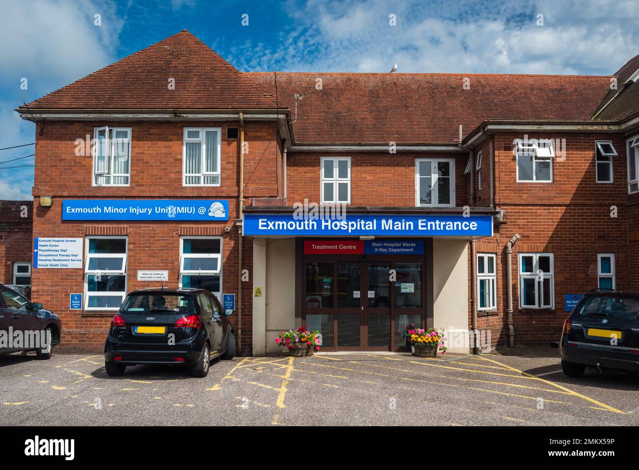 Exmouth Hospital in Devon. Stockfoto