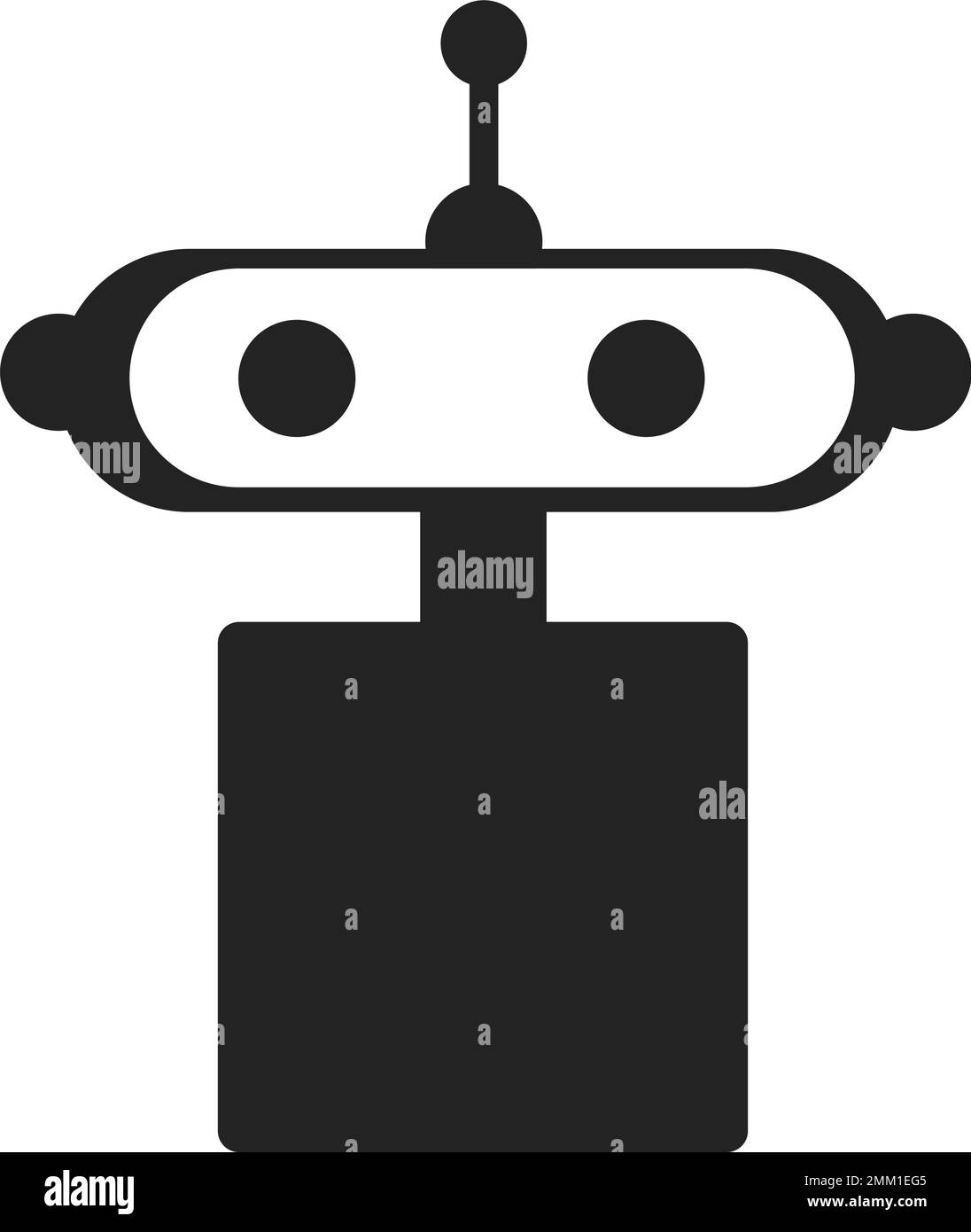 Chatbot-Logo mit Roboterkopf ChatGPT. Chatbot-Symbol künstliche Intelligenz OpenAI. ChatGPT OpenAI Icon, Künstliche Intelligenz Smart AI Virtual Smart Stock Vektor