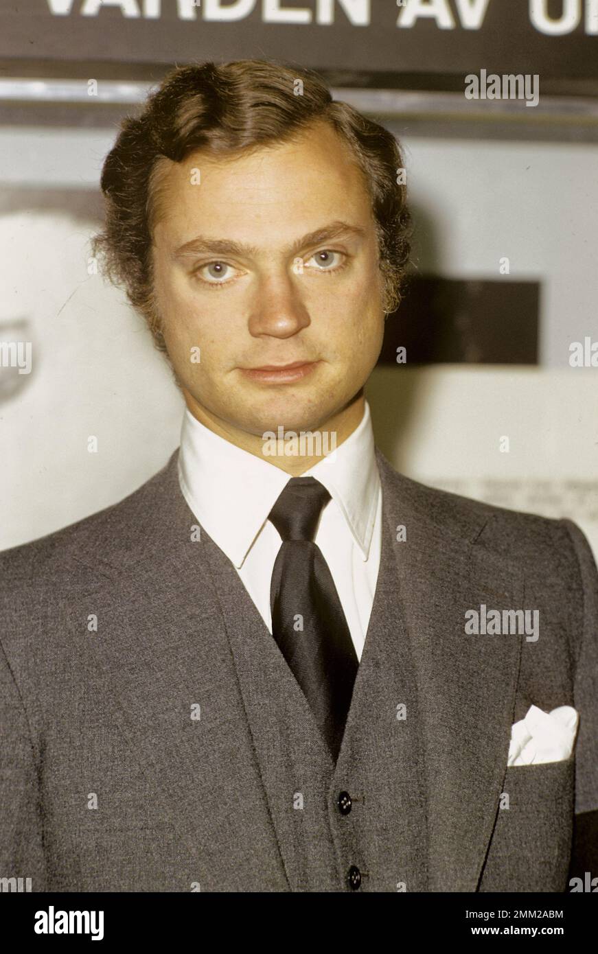 Carl XVI Gustaf, König von Schweden. Geboren am 30. april 1946. Abbildung 1973. Stockfoto