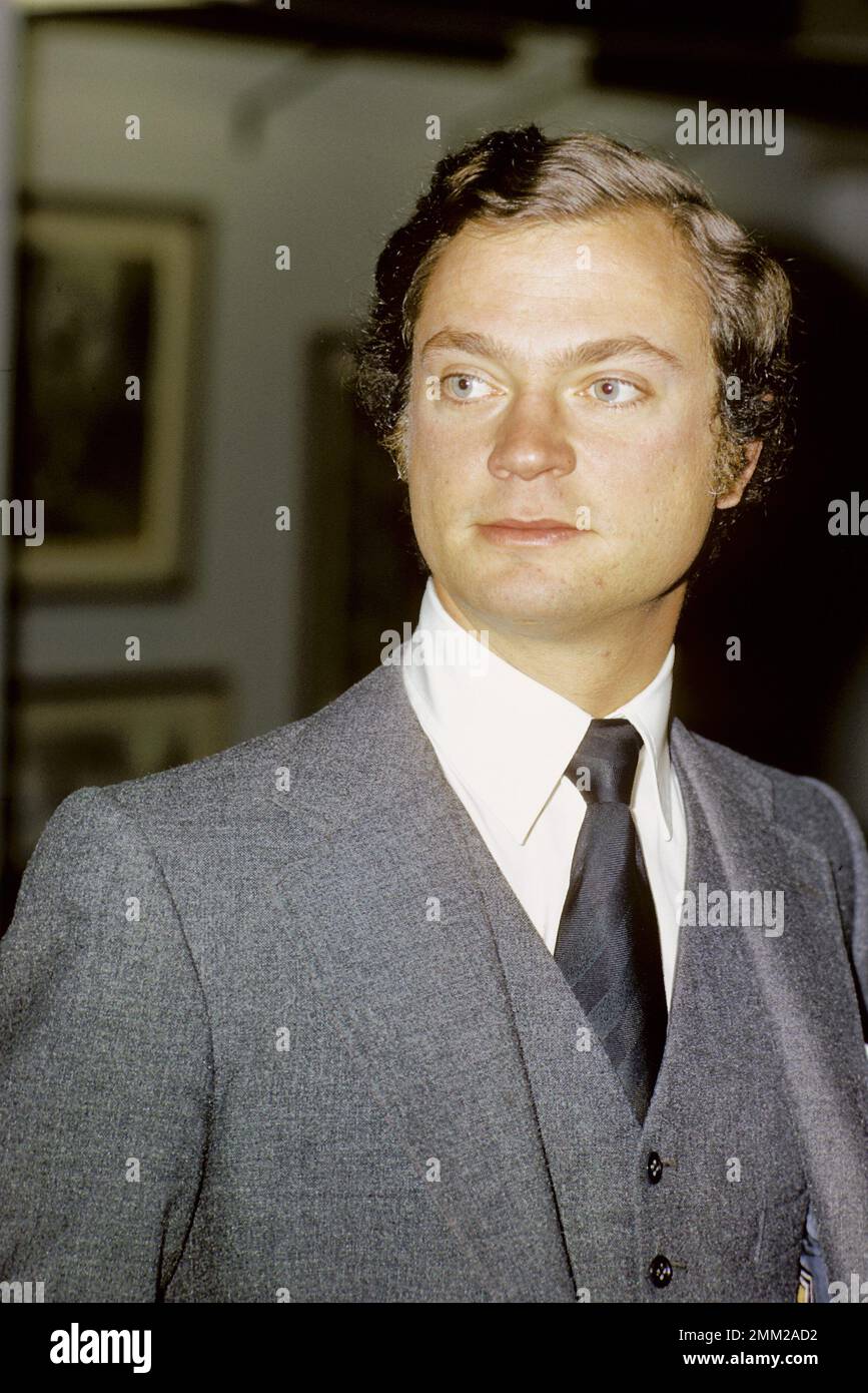 Carl XVI Gustaf, König von Schweden. Geboren am 30. april 1946. Abbildung 1973. Stockfoto