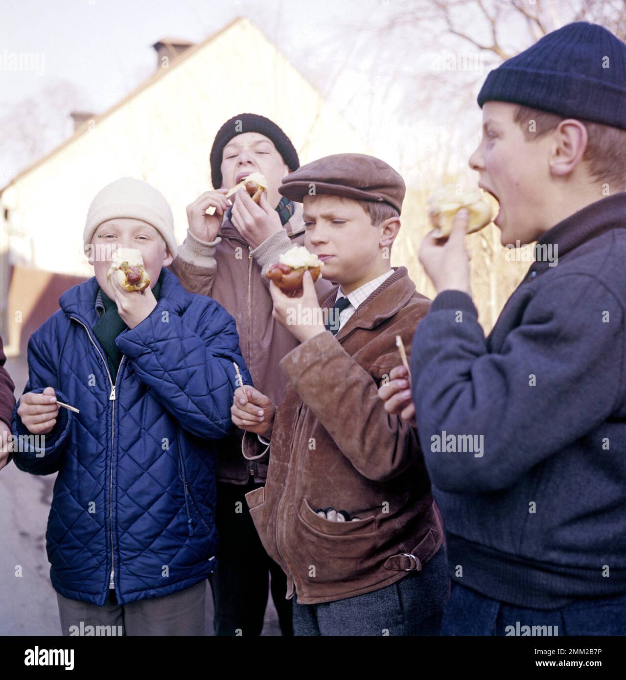 Carl XVI Gustaf, König von Schweden. Geboren am 30. april 1946. Abbildung: 14 Jahre als Schuljunge an der Privatschule Sigtuna humanistiska läroverk 1960. ref. 2-39-11 Stockfoto