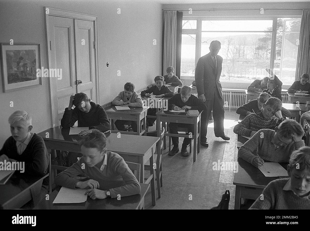 Carl XVI Gustaf, König von Schweden. Geboren am 30. april 1946. Abbildung: 14 Jahre als Schuljunge an der Privatschule Sigtuna humanistiska läroverk 1960. ref. 706/60 Stockfoto