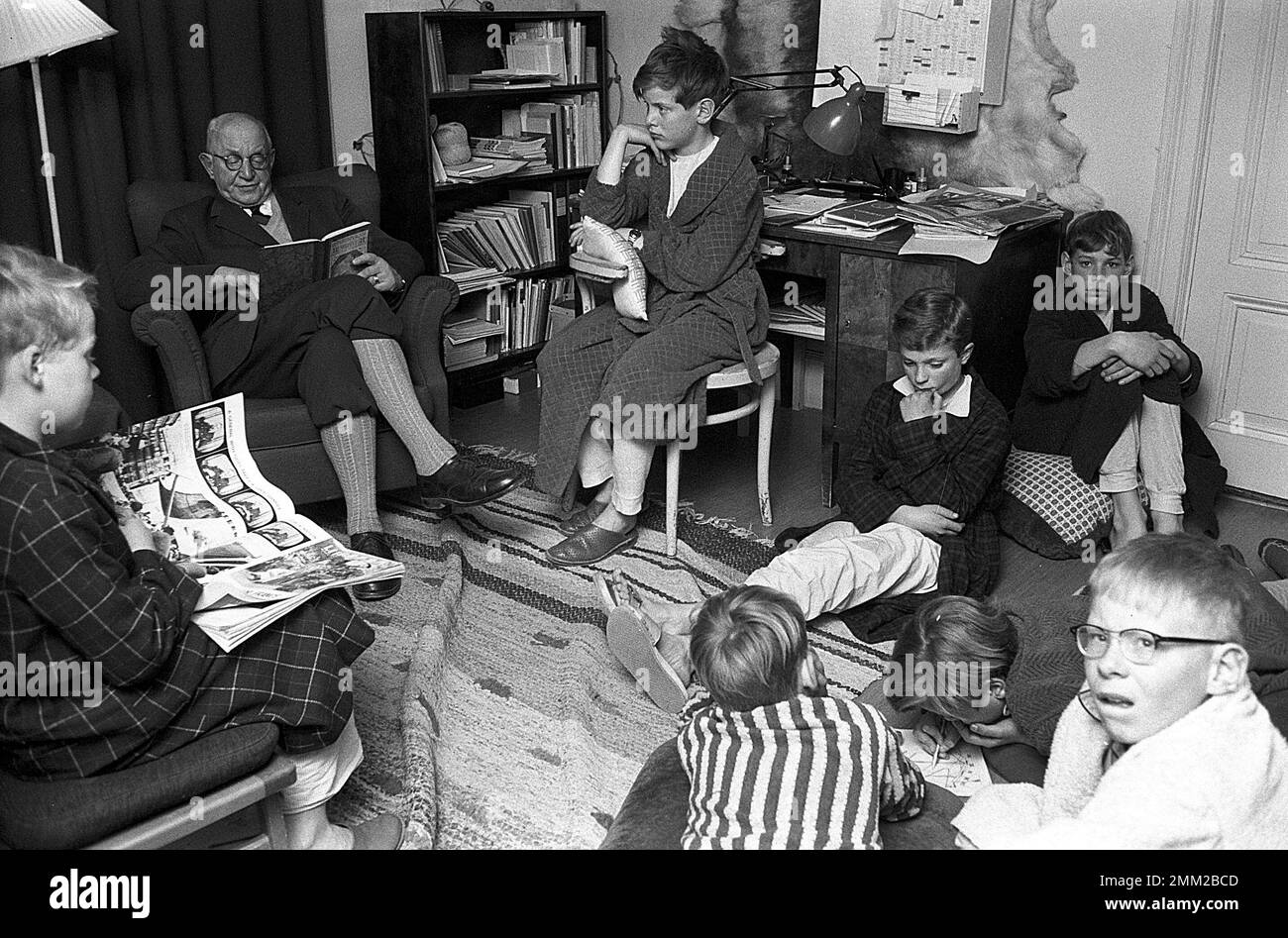 Carl XVI Gustaf, König von Schweden. Geboren am 30. april 1946. Abbildung: 14 Jahre als Schuljunge an der Privatschule Sigtuna humanistiska läroverk 1960. ref. 706/60 Stockfoto