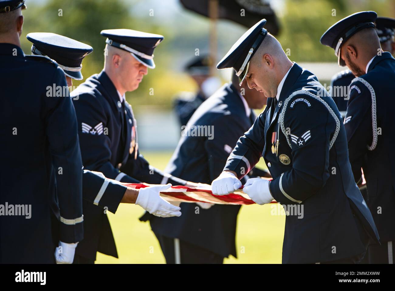 Die Ehrengarde der US-Luftwaffe, die Feierliche Brass Band der US