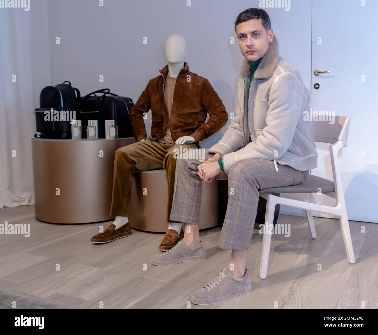 Brett Johnson mit MFWM23 Stockfoto