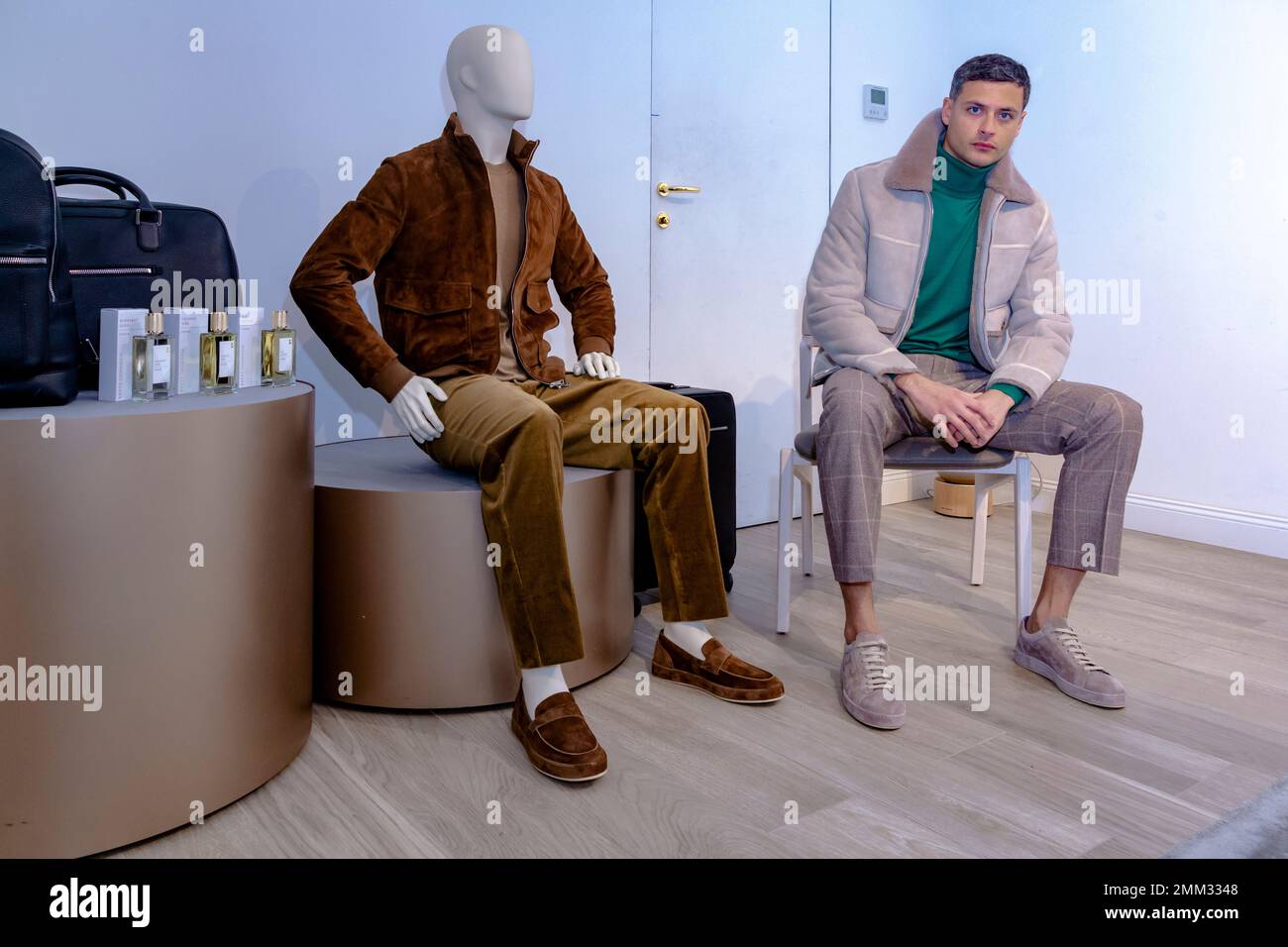 Brett Johnson mit MFWM23 Stockfoto