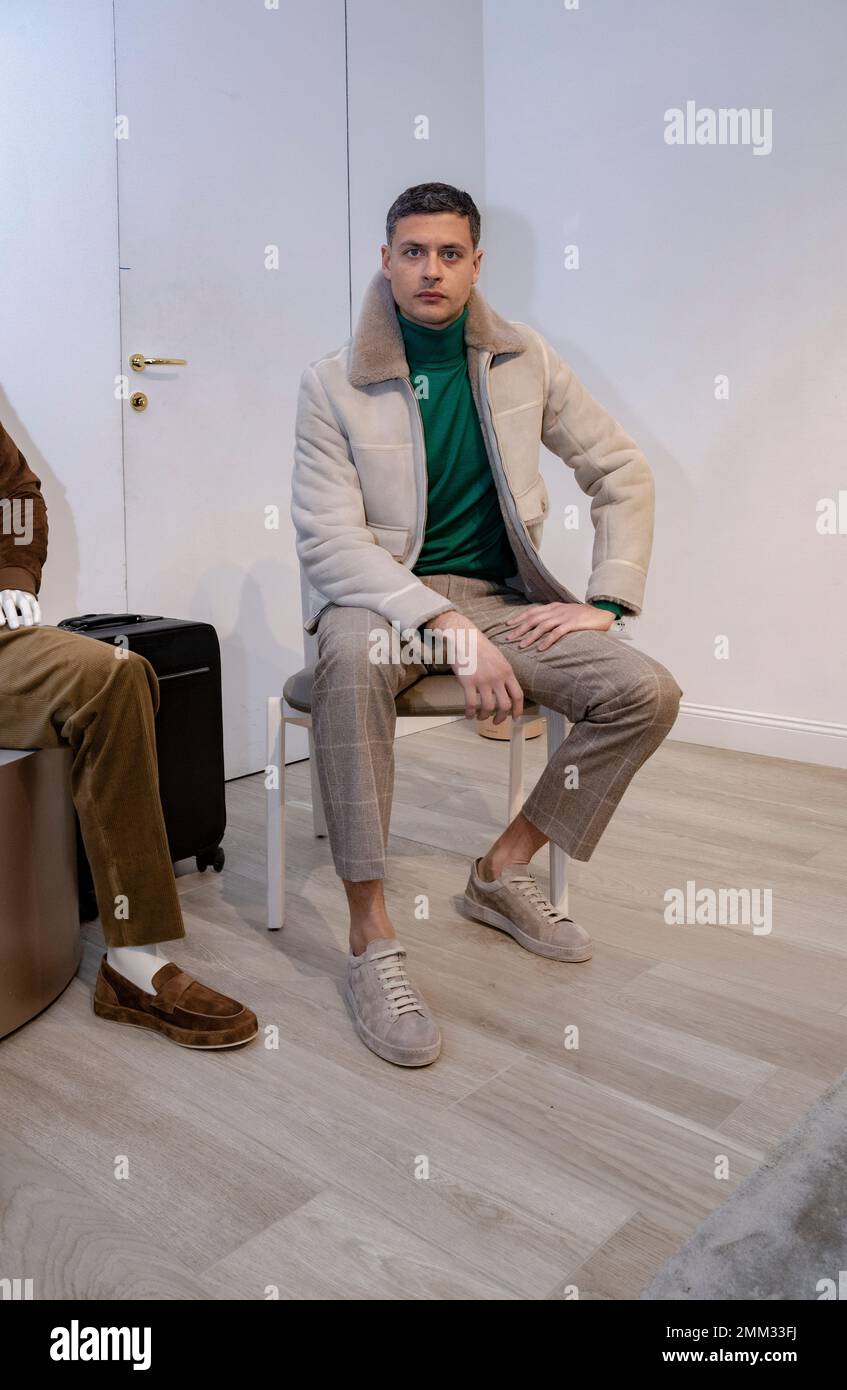 Brett Johnson mit MFWM23 Stockfoto