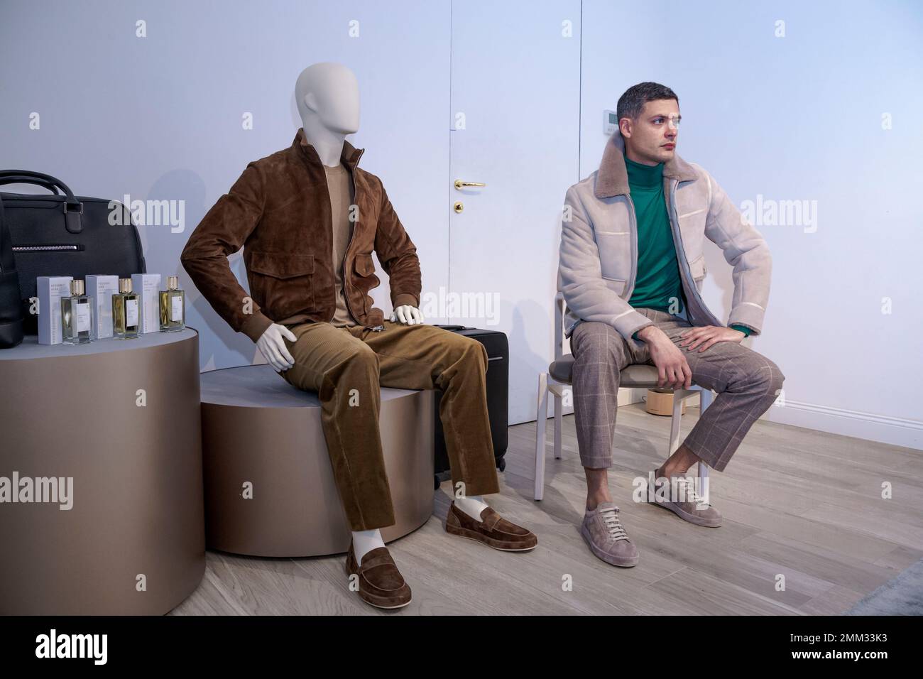 Brett Johnson mit MFWM23 Stockfoto