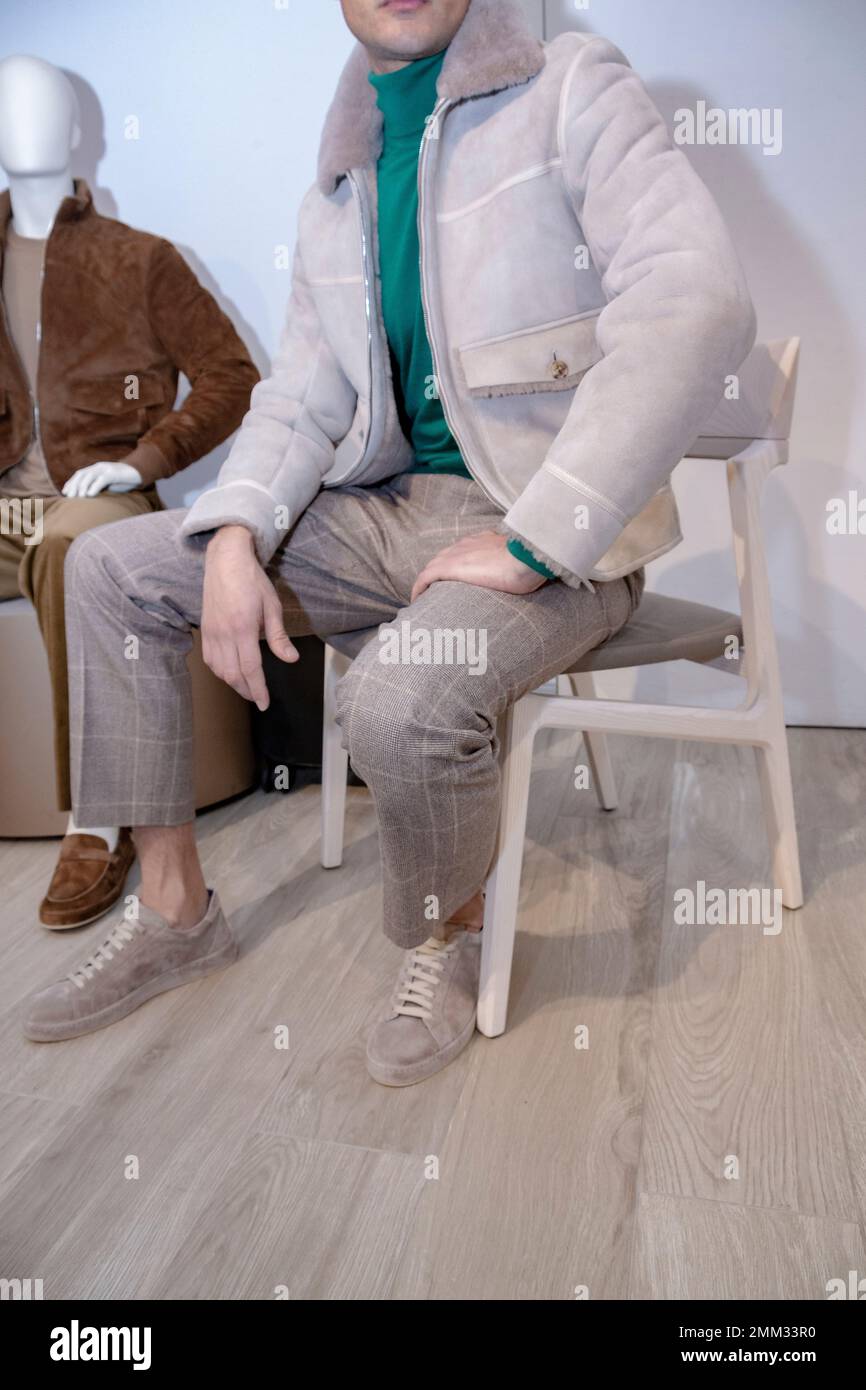 Brett Johnson mit MFWM23 Stockfoto