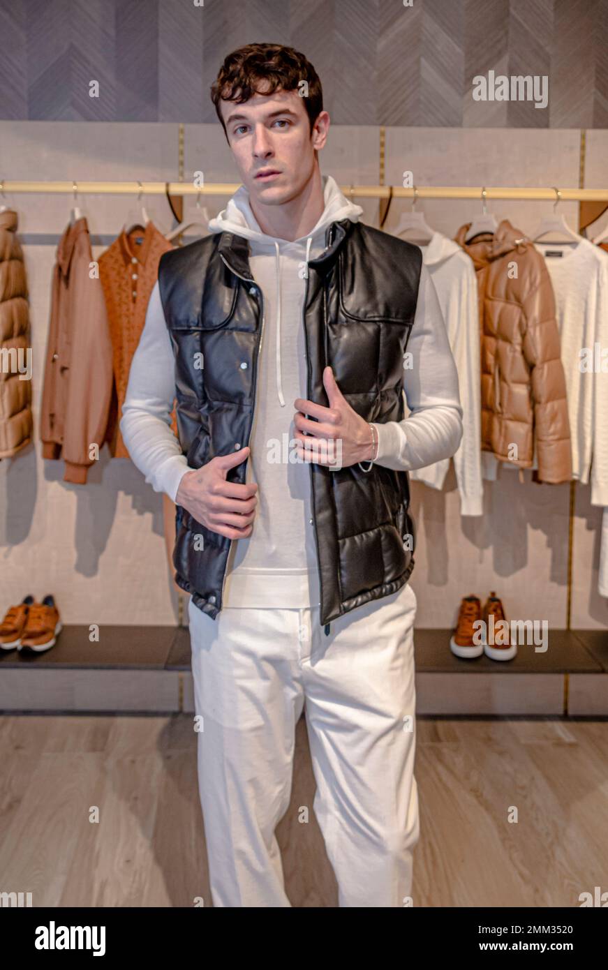 Brett Johnson mit MFWM23 Stockfoto