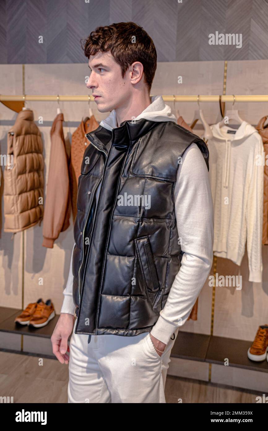 Brett Johnson mit MFWM23 Stockfoto