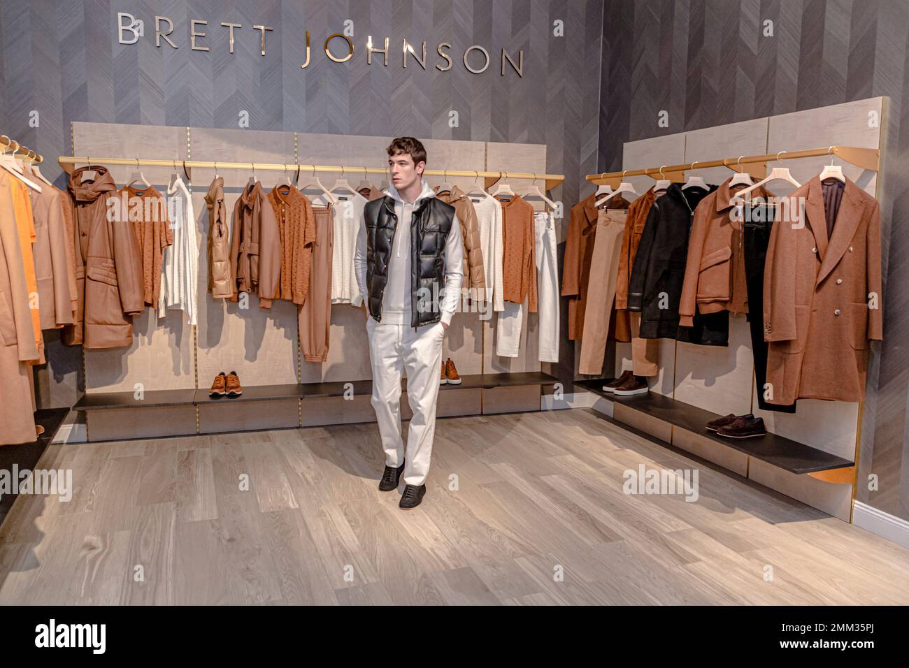 Brett Johnson mit MFWM23 Stockfoto