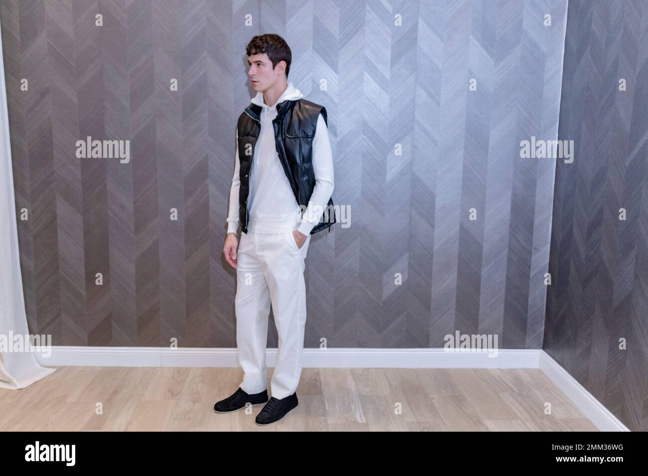 Brett Johnson mit MFWM23 Stockfoto