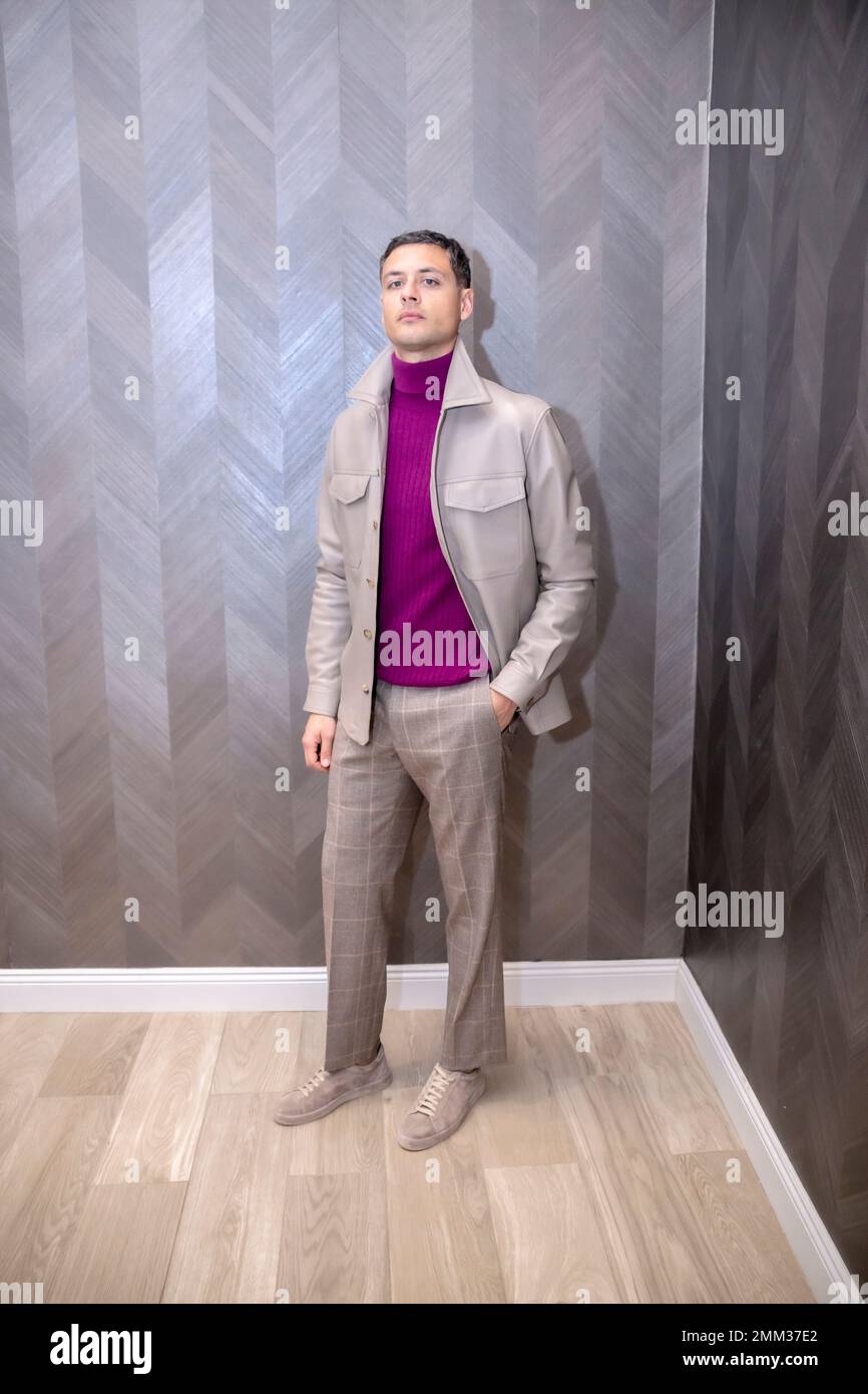 Brett Johnson mit MFWM23 Stockfoto