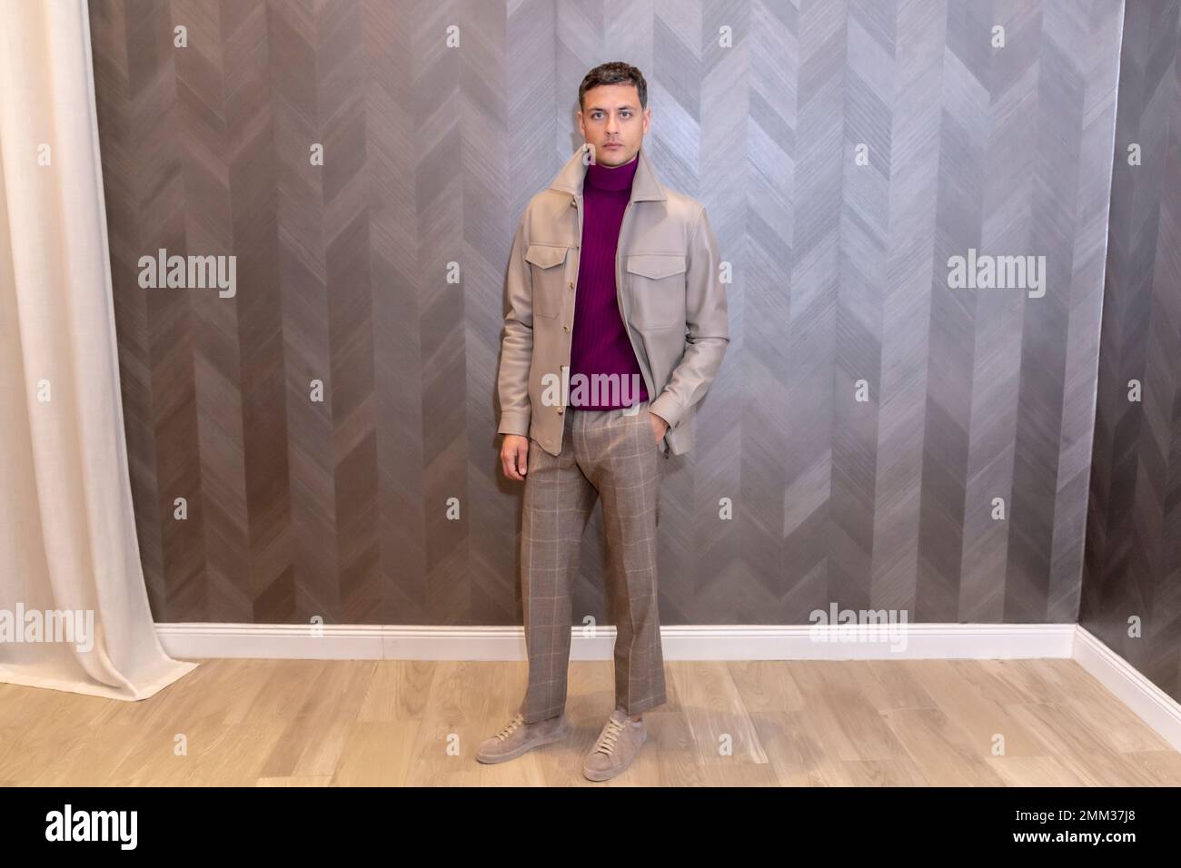 Brett Johnson mit MFWM23 Stockfoto