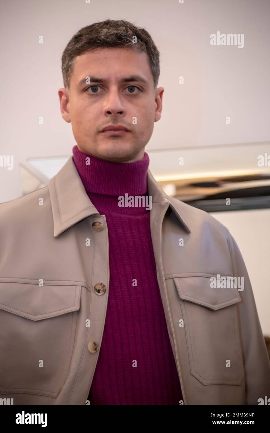 Brett Johnson mit MFWM23 Stockfoto