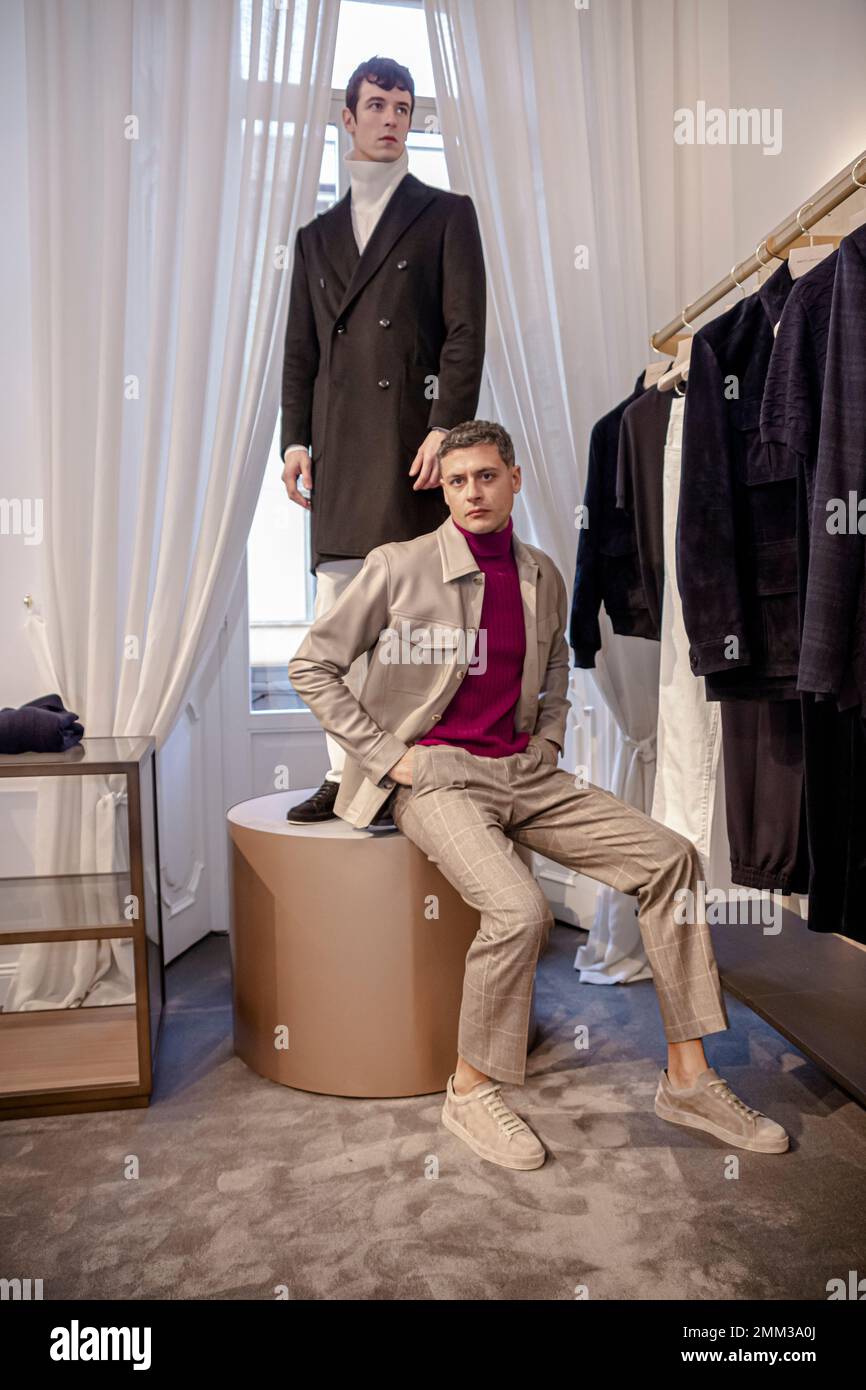 Brett Johnson mit MFWM23 Stockfoto