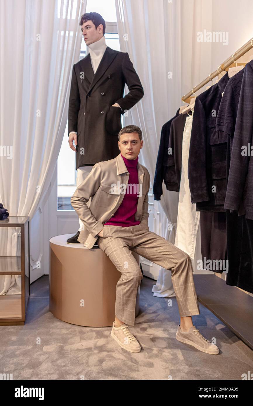 Brett Johnson mit MFWM23 Stockfoto