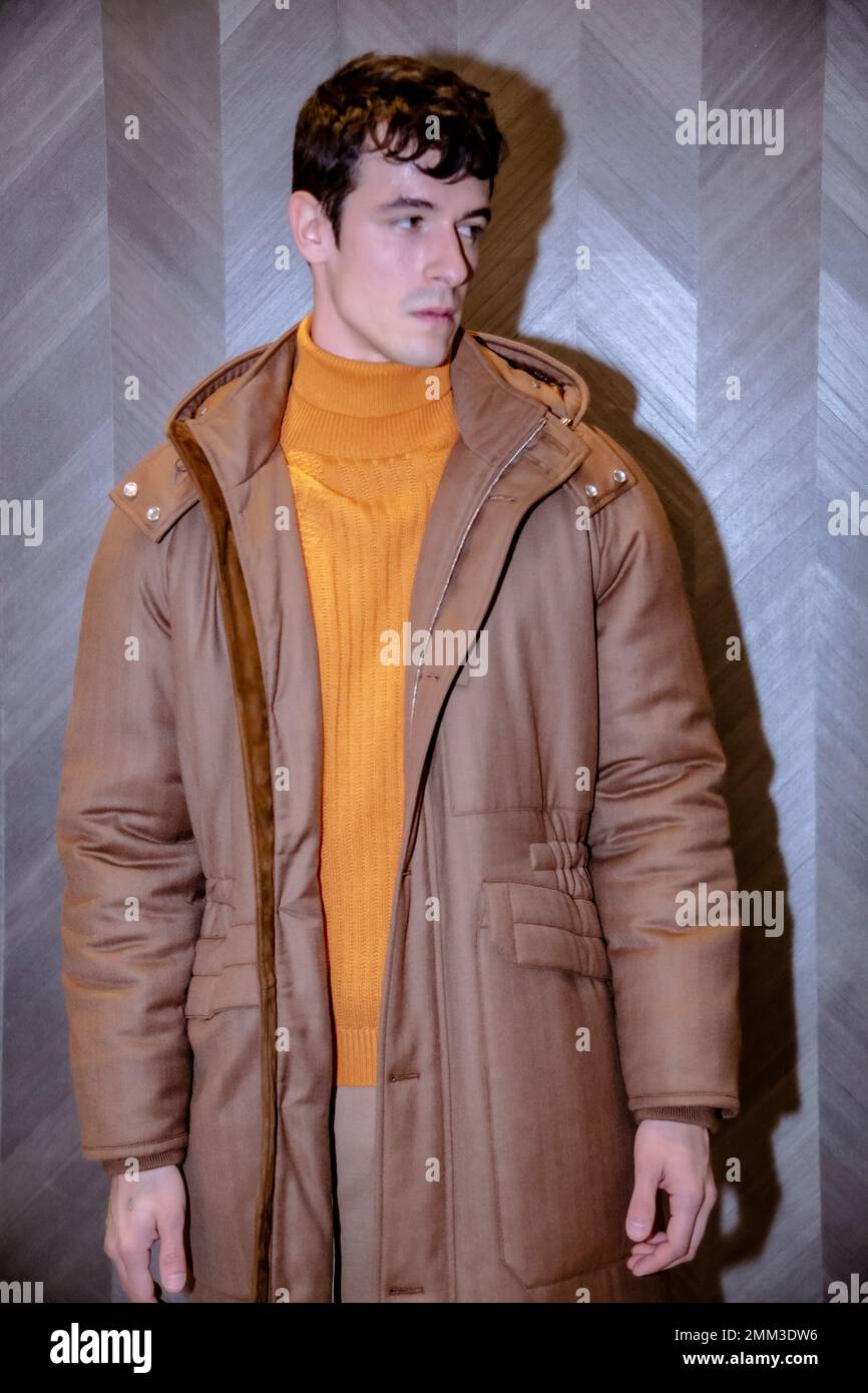 Brett Johnson mit MFWM23 Stockfoto