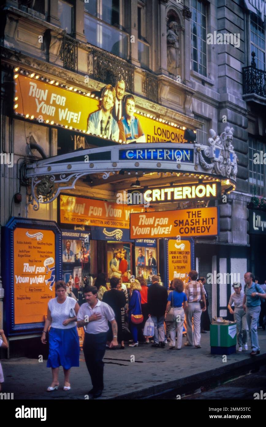 1987 HISTORIC CRITERIA THEATER PICCADILLY CIRCUS LONDON ENGLAND UK Stockfoto