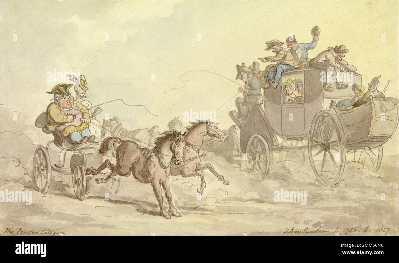 Thomas Rowlandson - Der Londoner Stockfoto