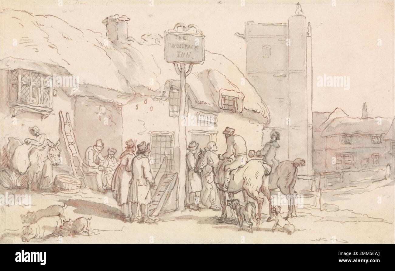 Thomas Rowlandson - The Woolpack Inn Stockfoto
