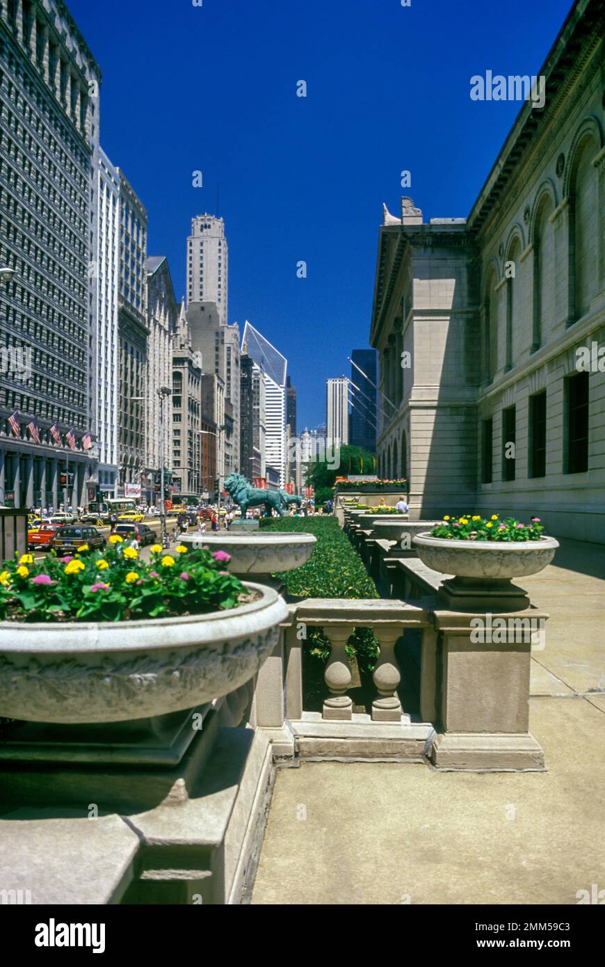 1988 HISTORIC ART INSTITUTE CHICAGO ILLINOIS USA Stockfoto