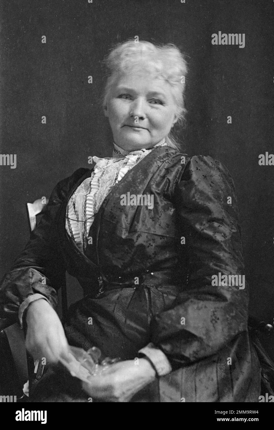 Mutter Jones, Mary G. Harris Jones (1837-1930), ab 1897 als Mutter Jones bekannt, war eine in Irland geborene amerikanische Arbeitsorganisation, die zu einer bedeutenden Gewerkschaftsorganisatorin und -Aktivistin wurde. Stockfoto