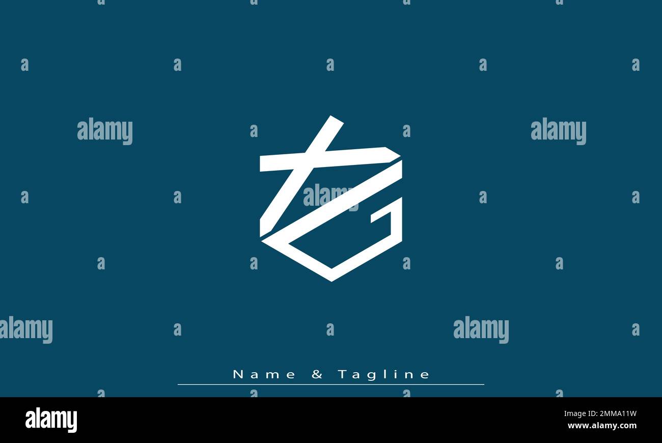 Buchstabenbuchstaben Initialen Monogramm Logo XG , GX Stock Vektor