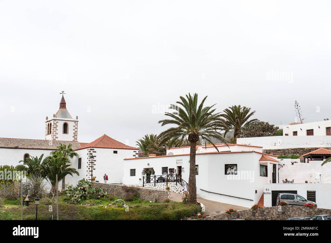 Kathedrale von Santa Maria de Betancuria, Betancuria, Fuerteventura, Kanarische Inseln, Spanien Stockfoto