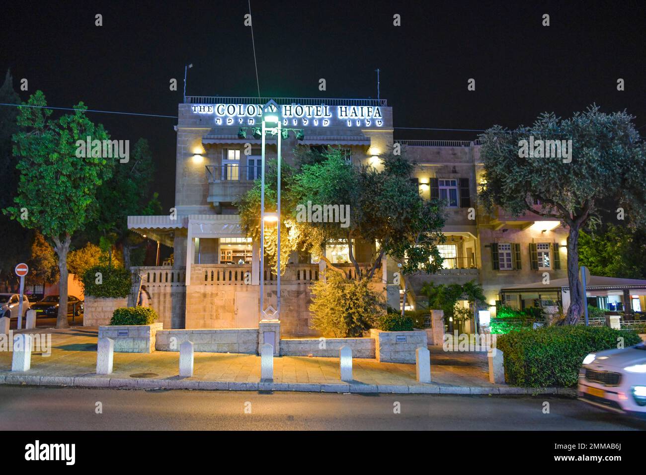 Colony Hotel, German Colony, Sderot Ben Gurion, Old City, Haifa, Israel Stockfoto