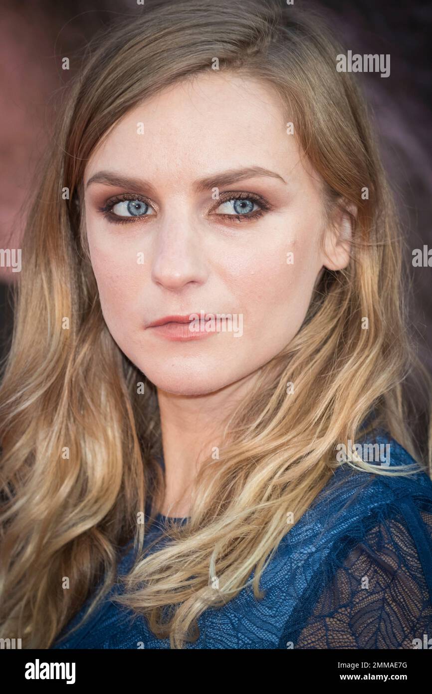 Faye Marsaye poses for photographers upon arrival at the premiere of