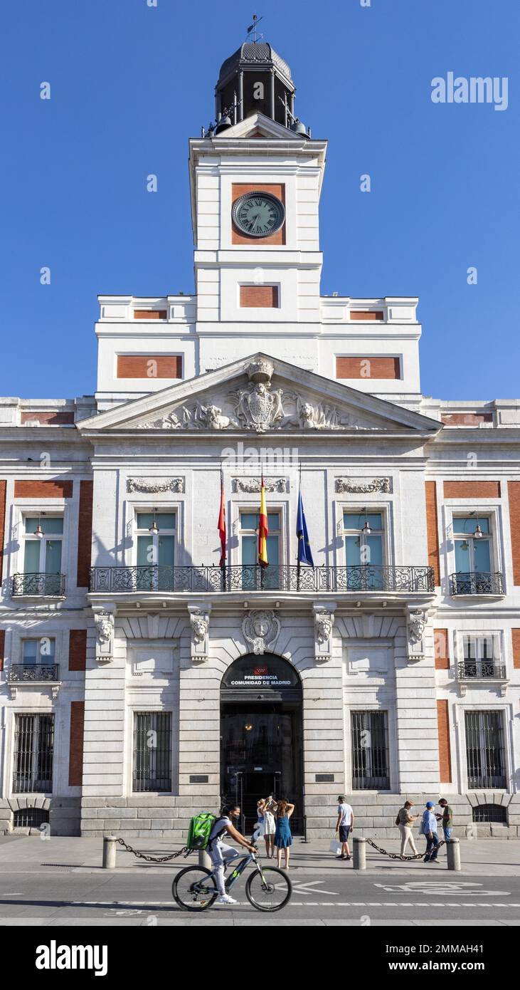 Präsidium der Autonomen Region Madrid, ehemaliges Postamt, Madrid, Hauptstadt, Spanien Stockfoto