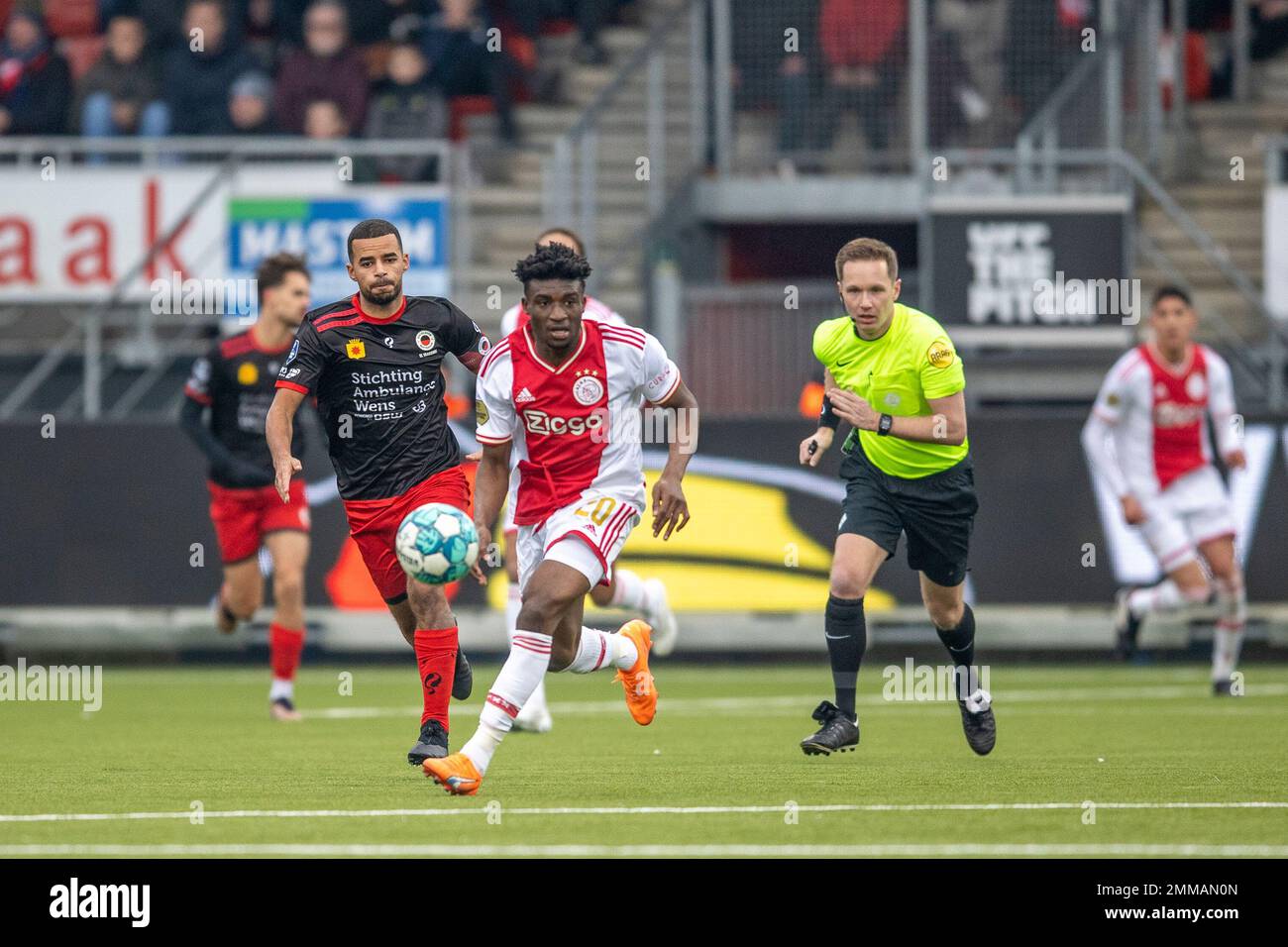 ROTTERDAM, NIEDERLANDE - JANUAR 29: Mohammed Kudus von Ajax während des niederländischen Eredivisie-Spiels zwischen Excelsior Rotterdam und Ajax im Van Donge & De Roo-Stadion am 29. Januar 2022 in Rotterdam, Niederlande (Foto von Peter van der Klooster/Alamy Live News) Stockfoto