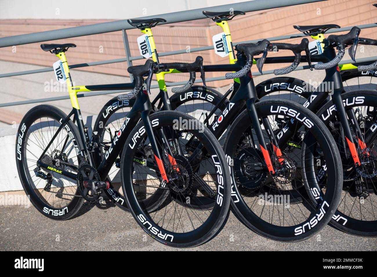 Bingoal-WB während des Grand Prix La Marseillaise 2023, Coupe de France FDJ, UCI Europe Tour Radrennen am 29. Januar 2023, Septèmes les vallons - Marseille (167,8 km), Frankreich - Photo Florian Frison / DPPI Stockfoto