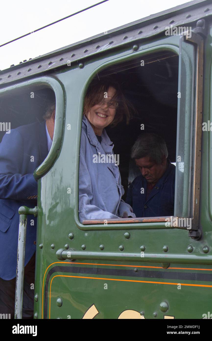 60103 fliegender Schotte in Peterborough mit der „Abschied Alan Pegler“-Tour Stockfoto