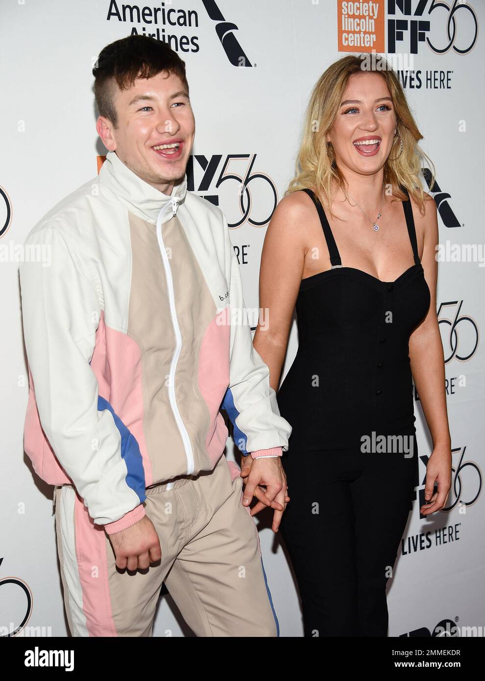 Actor Barry Keoghan, left, and girlfriend Shona Guerin attend the 56th