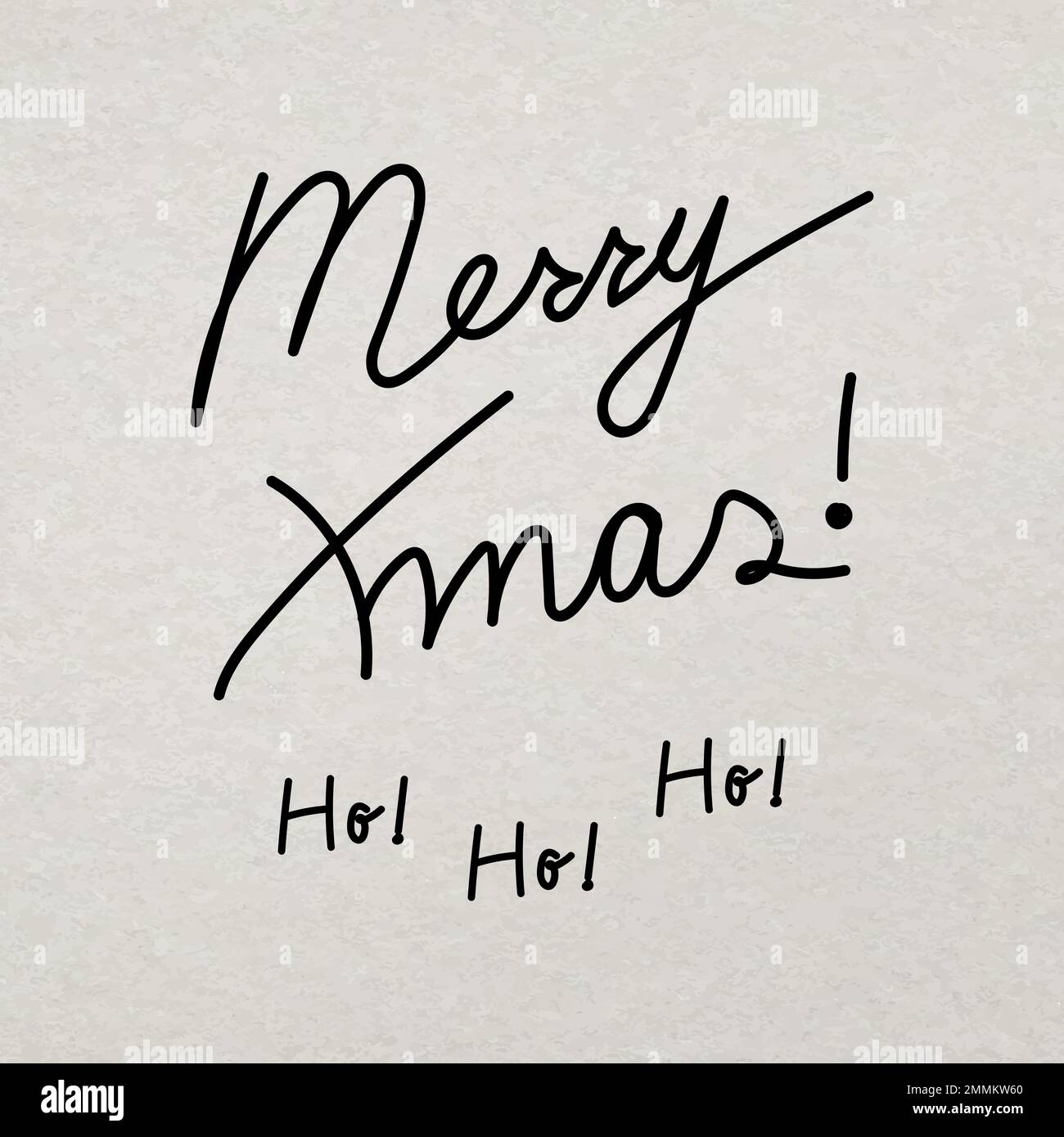 Fröhliche Weihnachten Typografie Aufkleber, handgezeichnete Tinte Schriftzug Vektor Stock Vektor