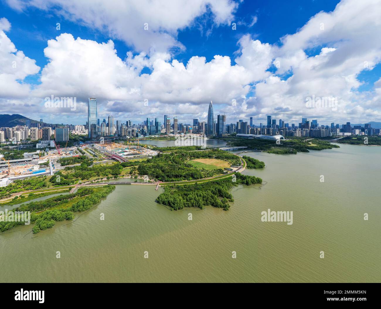 Shenzhen City Stockfoto