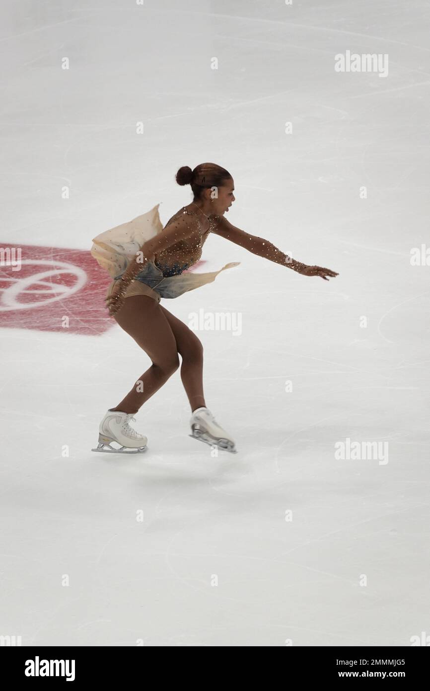 San Jose, Kalifornien, USA. 27. Januar 2023. Starr Andrews tritt während des WomenÕs-Finales beim Toyota US Figure Skating Championship Credit 2023 auf: Motofoto/Alamy Live News Stockfoto