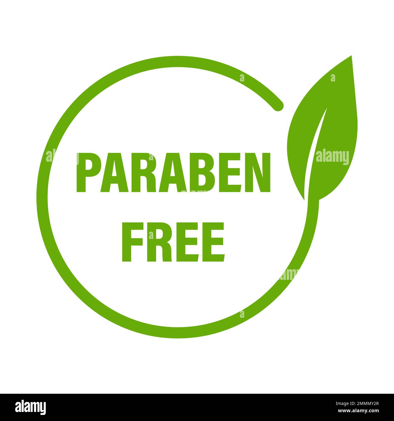 Paraben-freier Symbolvektor für Grafikdesign, Logo, Website, soziale Medien, mobile App, Darstellung der Benutzeroberfläche Stock Vektor