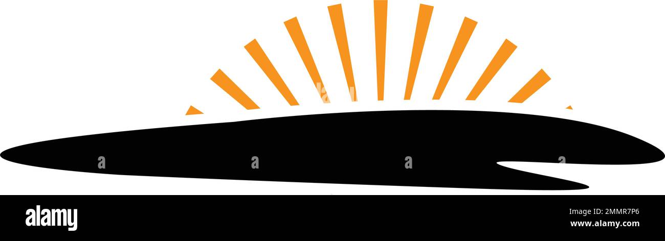 Logo von Sun Stock Vektor