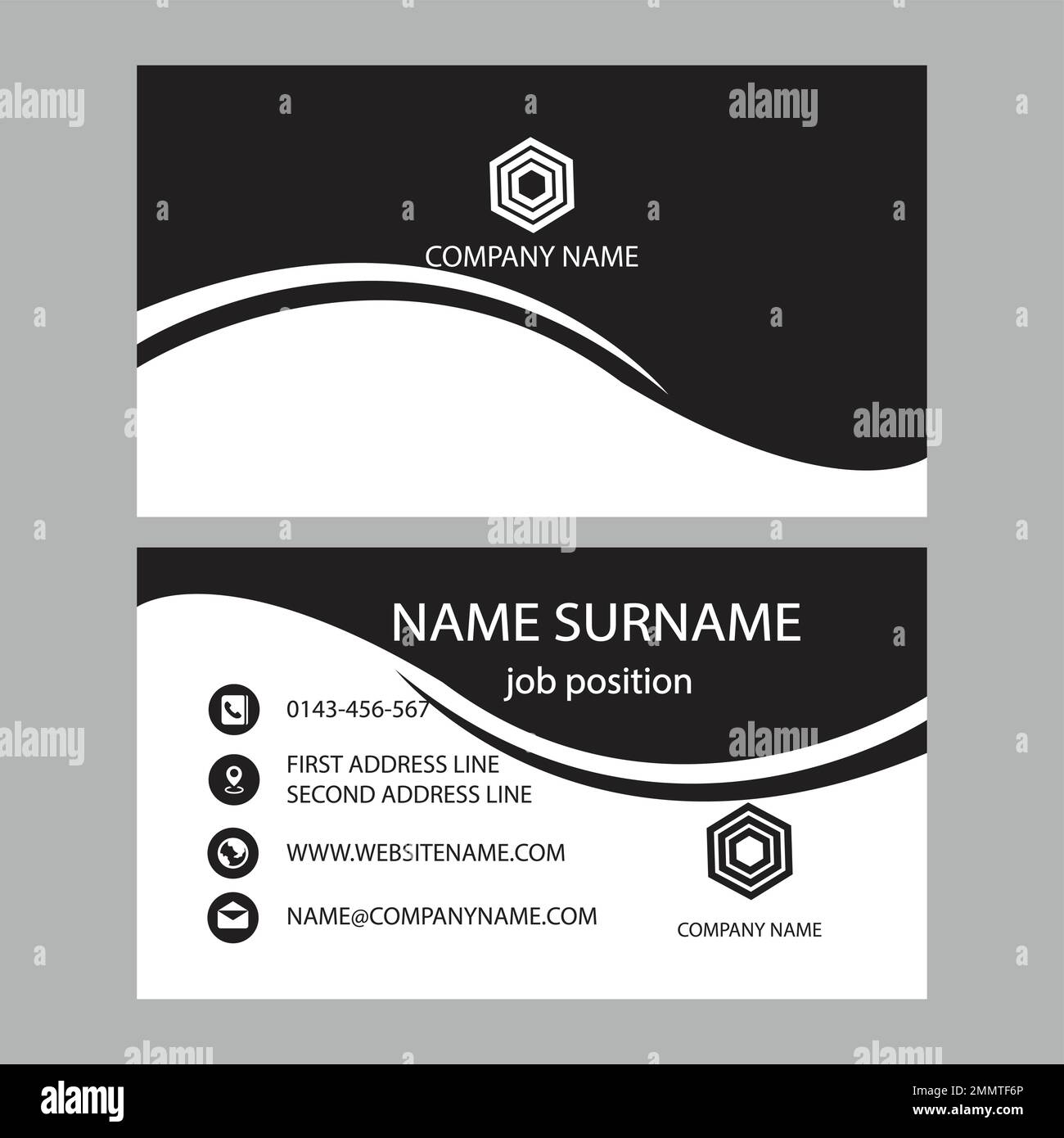 Eye Visitenkarten-Designvorlage, Besuch für Ihr Unternehmen, Modern Creative Card Vector Illustration. Einfache und saubere moderne Visitenkarte. Stock Vektor