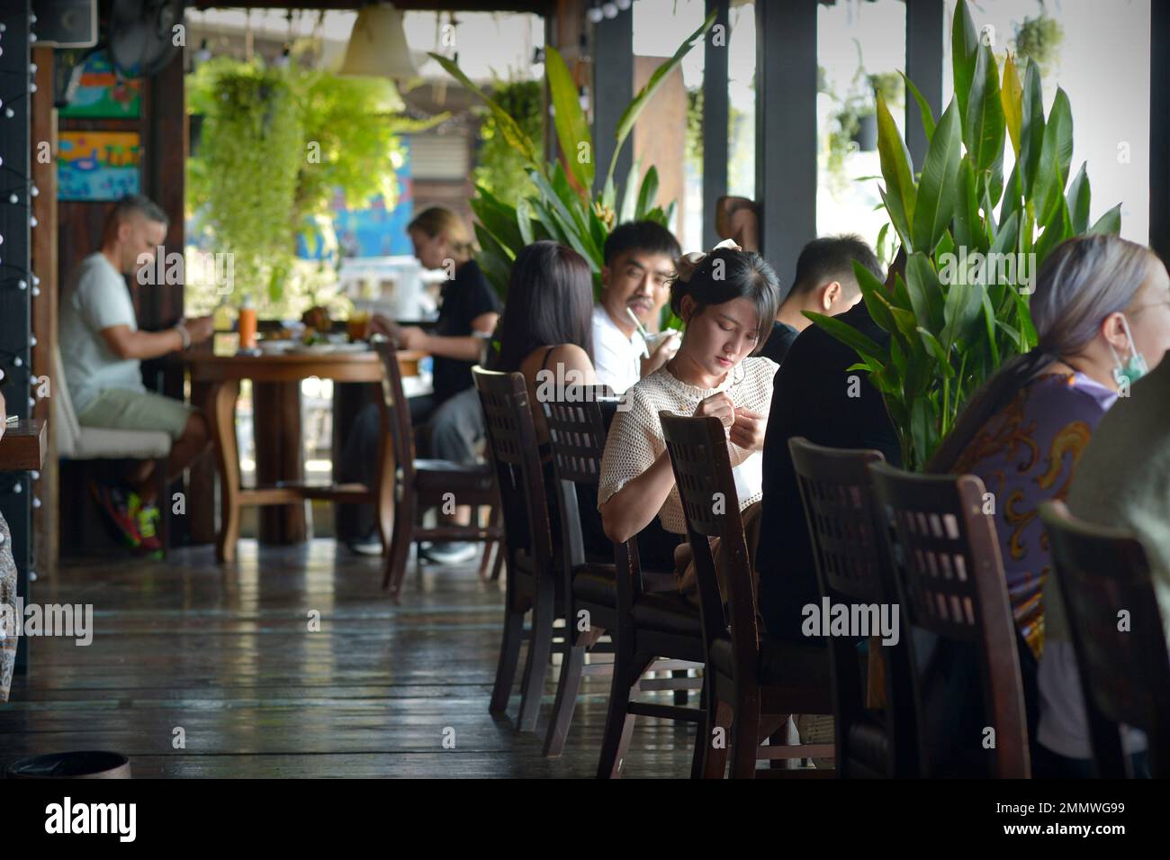 Bangkok Restaurant Thailand Stockfoto
